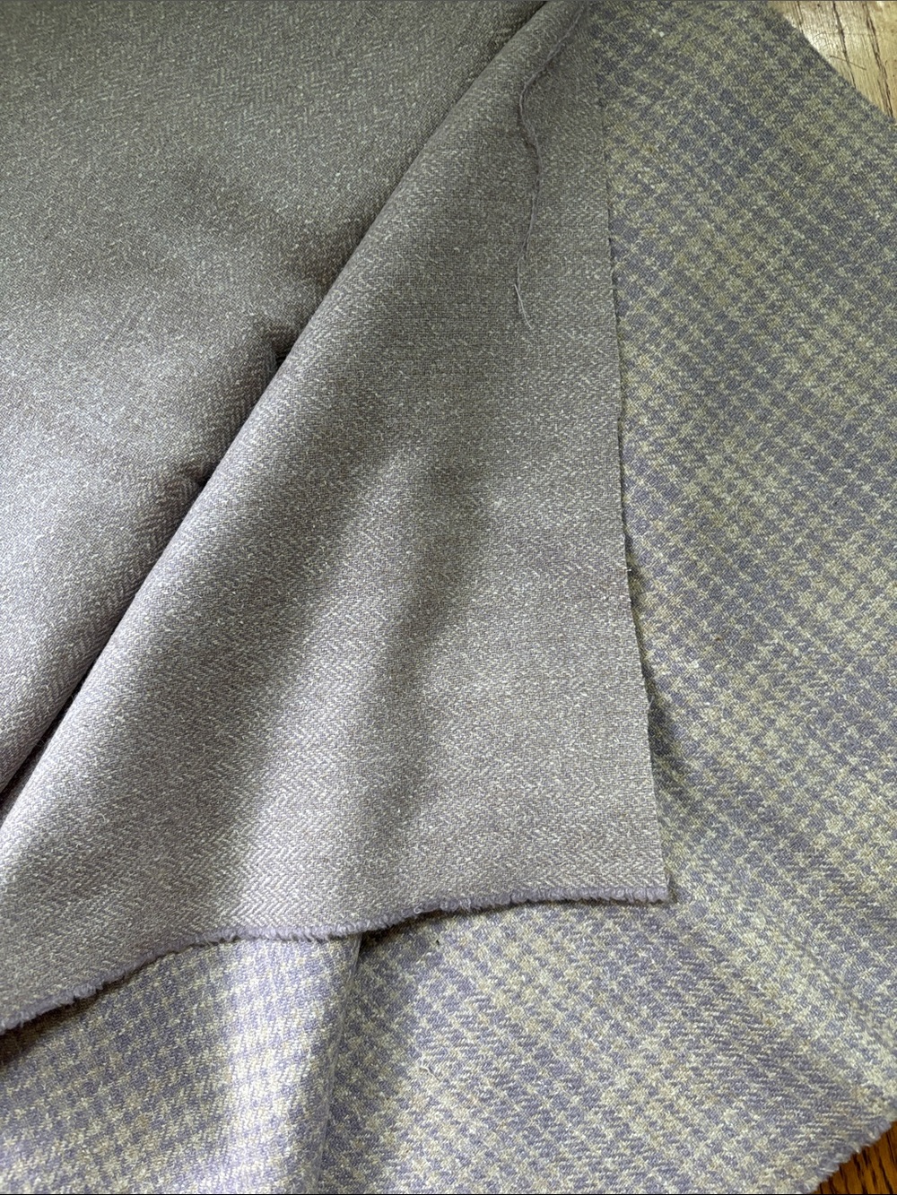 Mood fabrics designer double sided wool